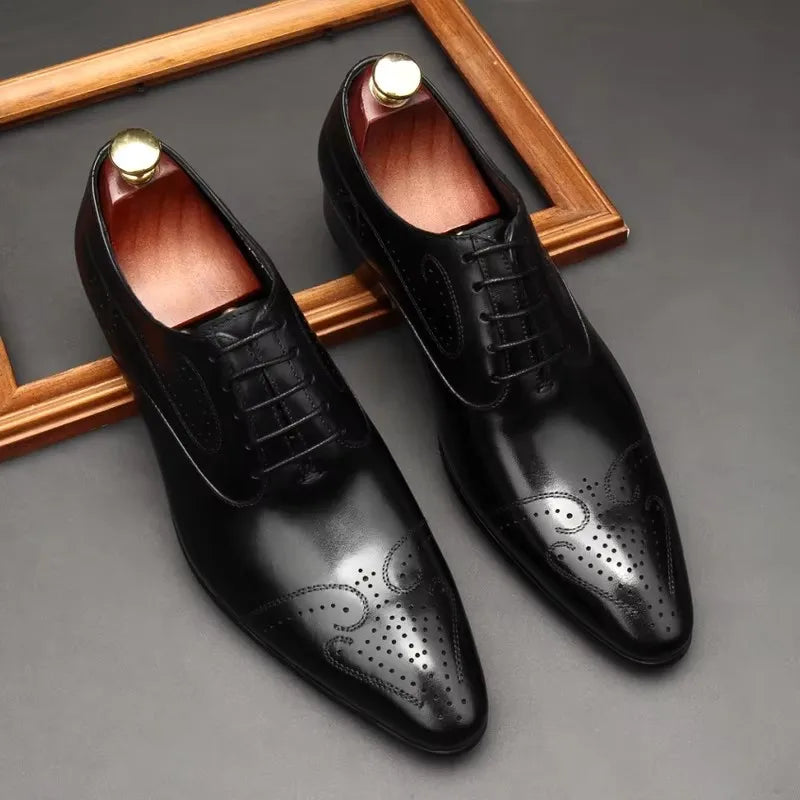 Tarz Genuine Leather Oxfords