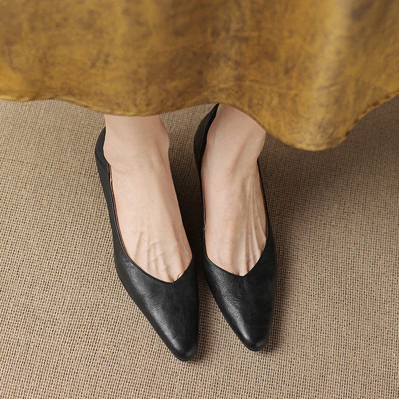 Grace Genuine Leather Heels