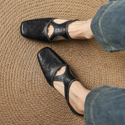 Dessa Genuine Leather Mules