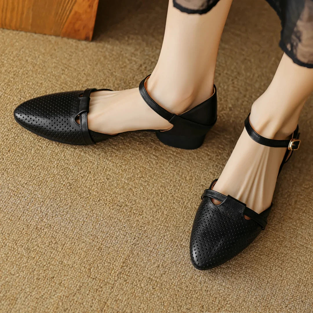 Julion Genuine Leather Heels