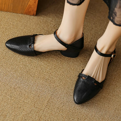 Julion Genuine Leather Heels