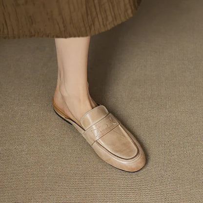 Aurora Genuine Leather Mules