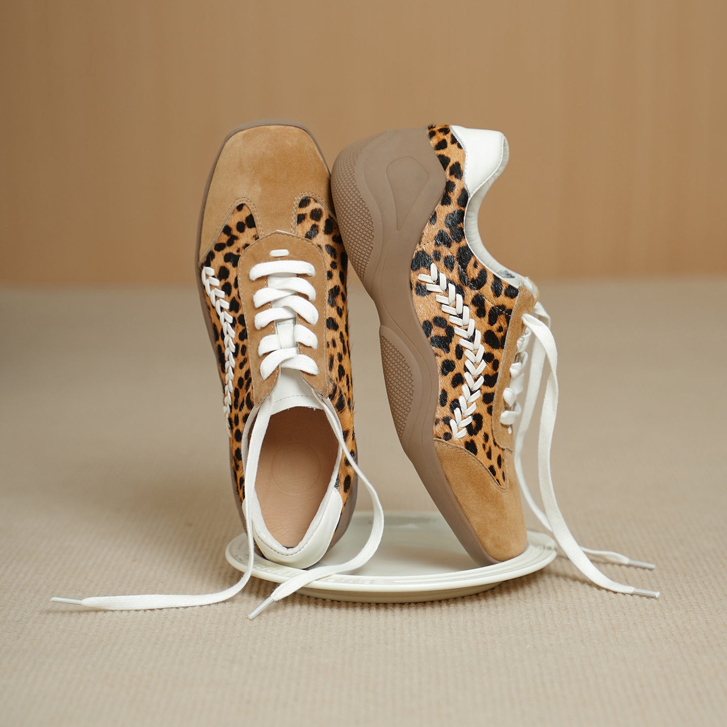 Lea Genuine Suede Sneakers