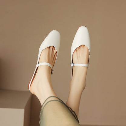 Amini Genuine Leather Mules