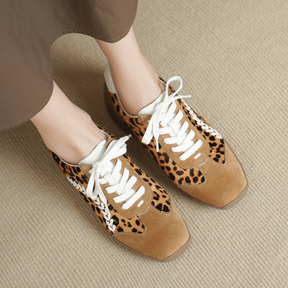 Lea Genuine Suede Sneakers