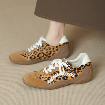 Lea Genuine Suede Sneakers