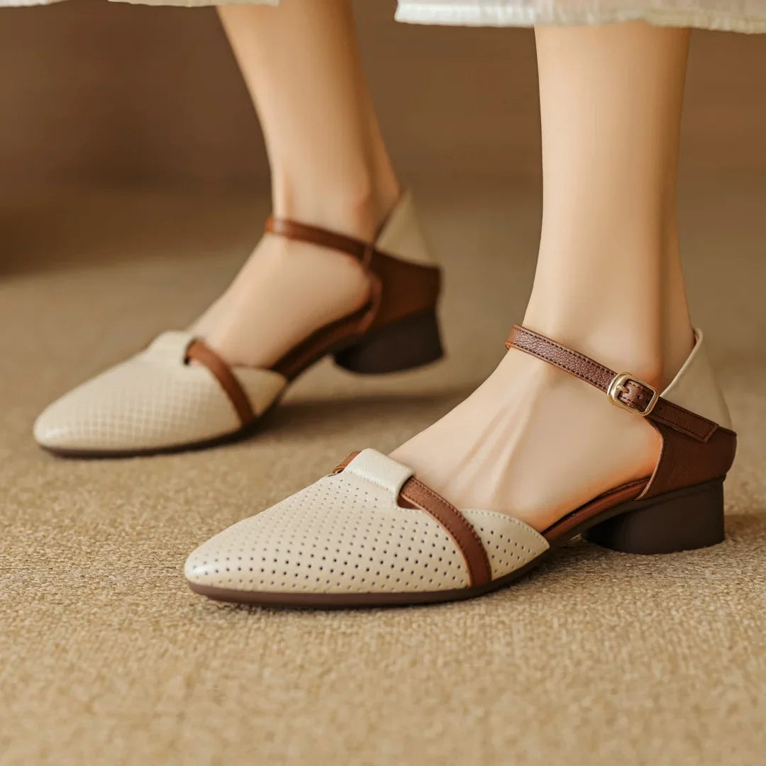 Julion Genuine Leather Heels