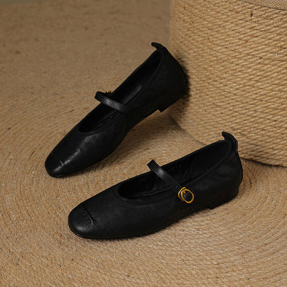 Wani Leather Flats
