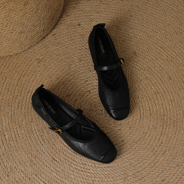 Wani Leather Flats