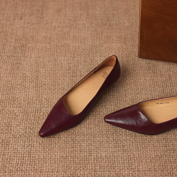 Brisa Genuine Leather Pumps