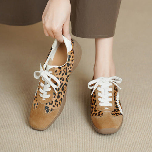 Lea Genuine Suede Sneakers