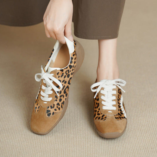 Lea Genuine Suede Sneakers