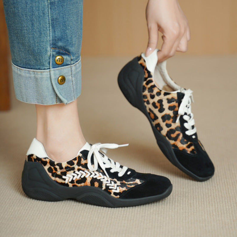 Lea Genuine Suede Sneakers