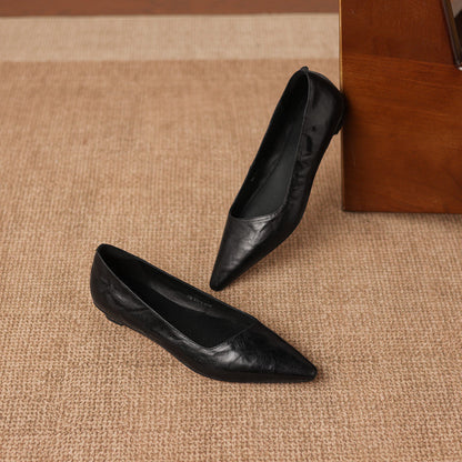Brisa Genuine Leather Pumps