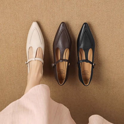 Tirea Genuine Leather Heels