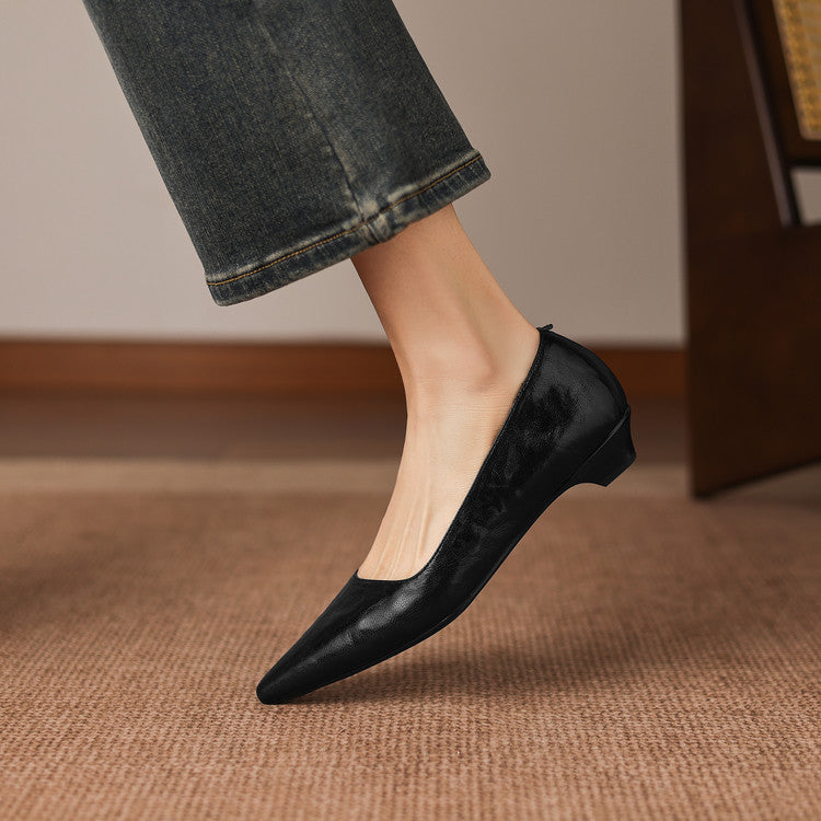 Brisa Genuine Leather Pumps