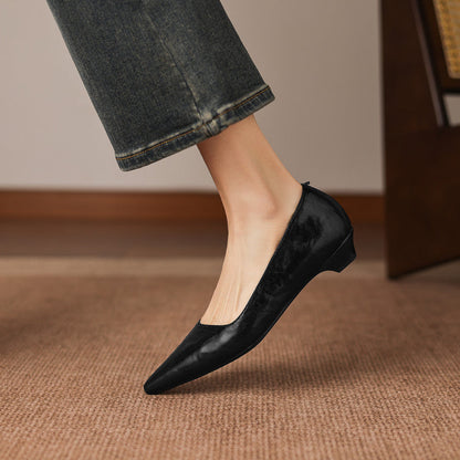 Brisa Genuine Leather Pumps