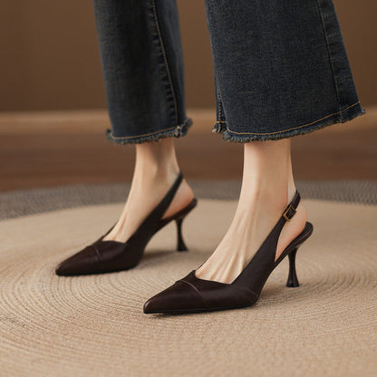 Myla Genuine Leather Heels
