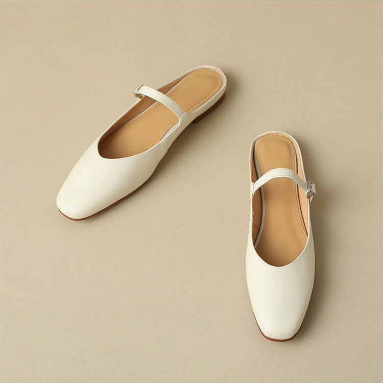 Amini Genuine Leather Mules