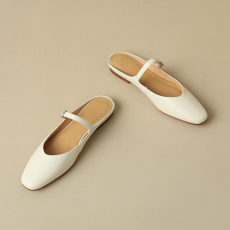 Amini Genuine Leather Mules