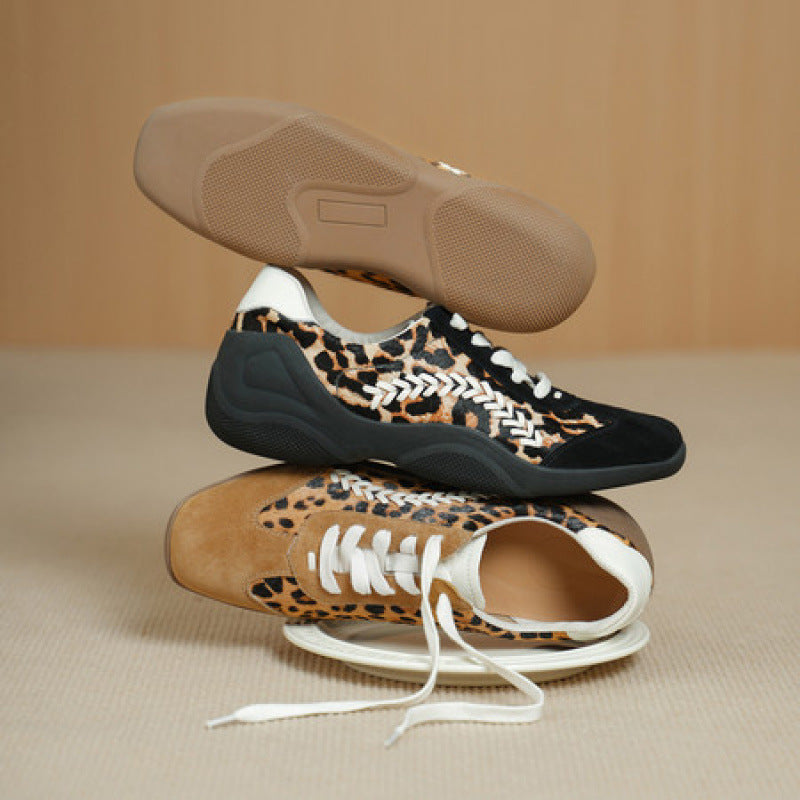 Lea Genuine Suede Sneakers
