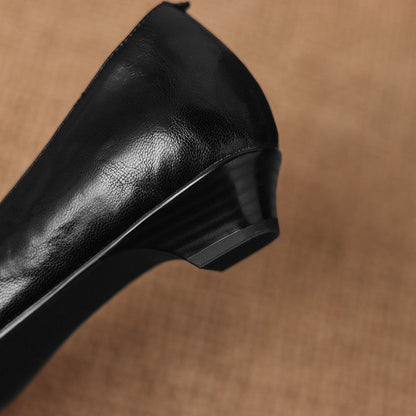 Brisa Genuine Leather Pumps