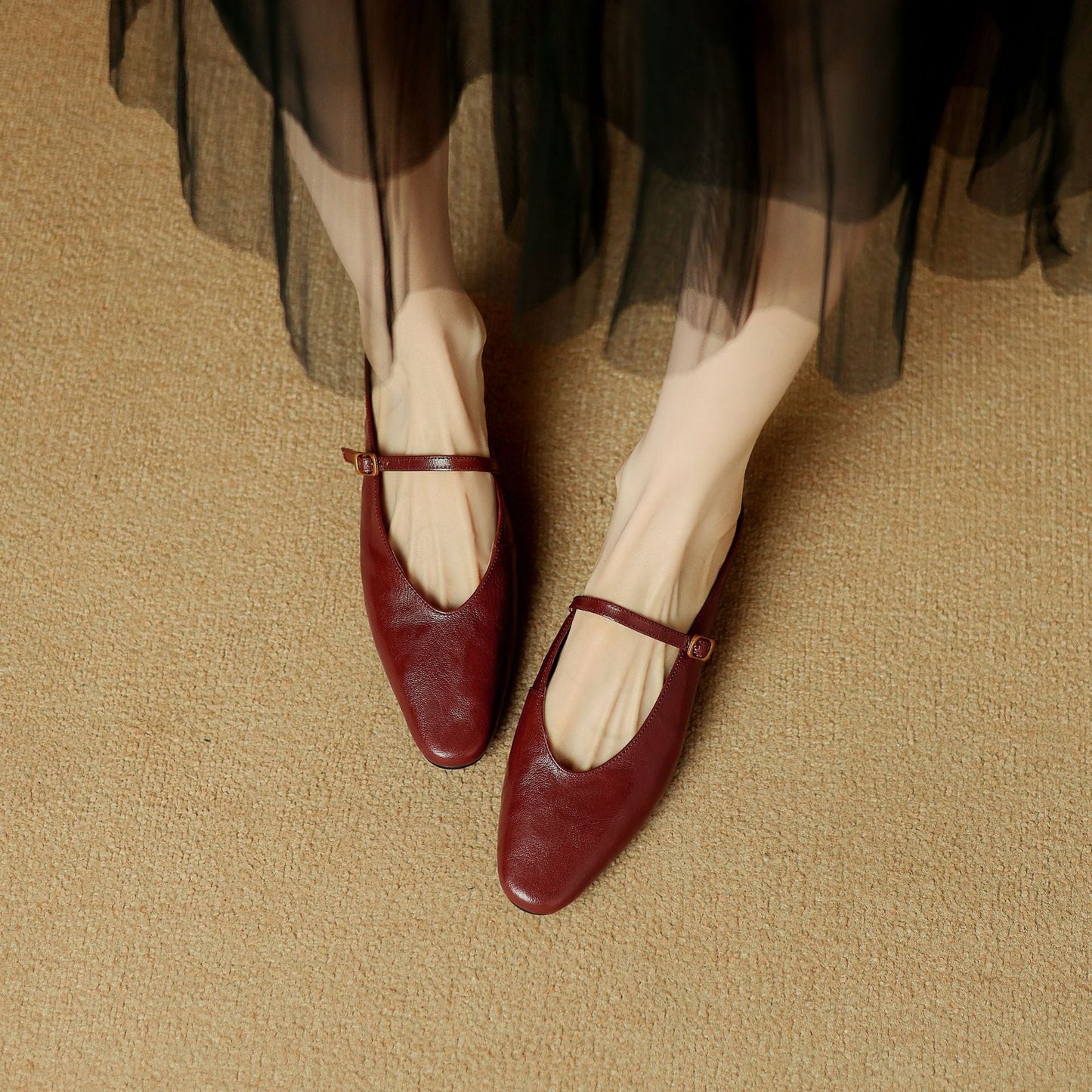 Elzor Genuine Leather Mules