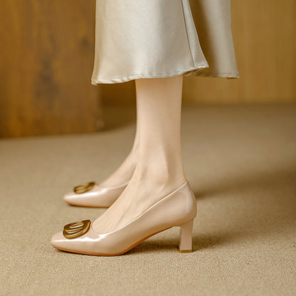 Tyra Leather Heels