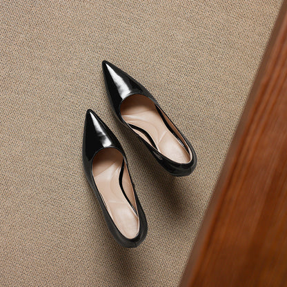 Elana Genuine Leather Heels