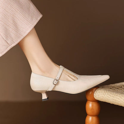 Tirea Genuine Leather Heels