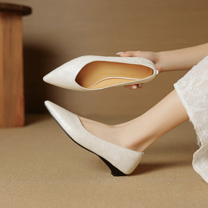 Fauna Genuine Leather Flats