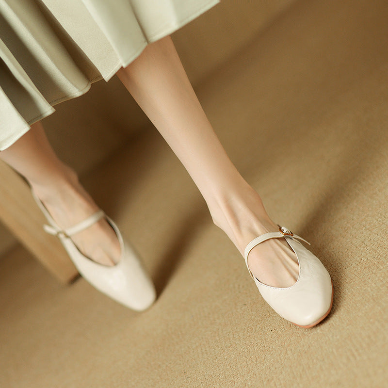 Elzor Genuine Leather Mules