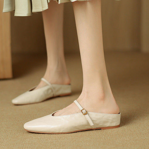 Elzor Genuine Leather Mules