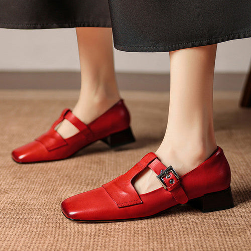 Veyra Genuine Leather Heels