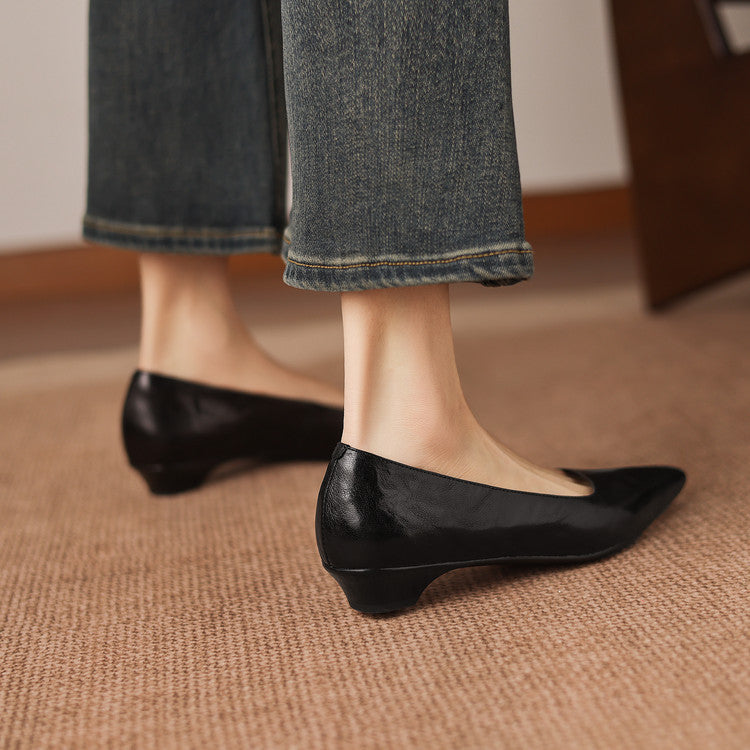 Brisa Genuine Leather Pumps
