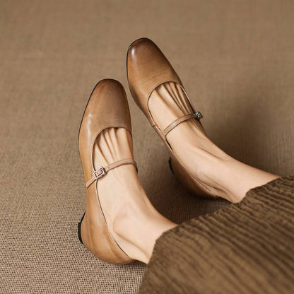 Ryla Genuine Leather Pumps