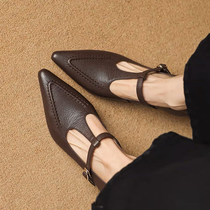 Tirea Genuine Leather Heels