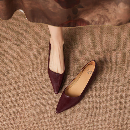 Brisa Genuine Leather Pumps
