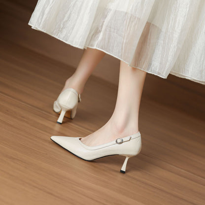 Moda Genuine Leather Heels