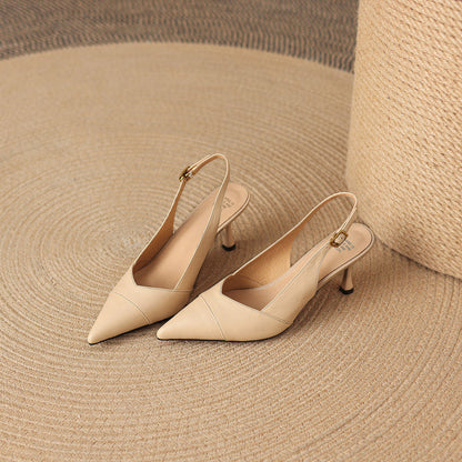 Myla Genuine Leather Heels
