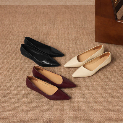Brisa Genuine Leather Pumps