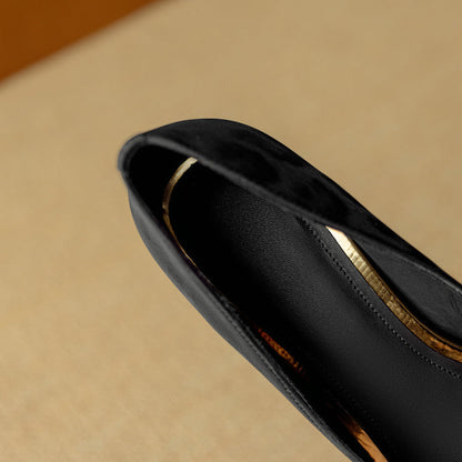 Alesia Genuine Leather Heels