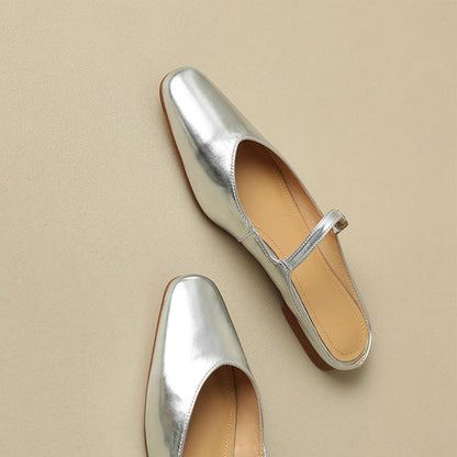 Amini Genuine Leather Mules