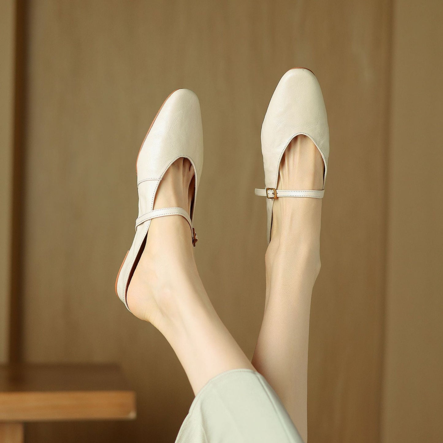 Elzor Genuine Leather Mules