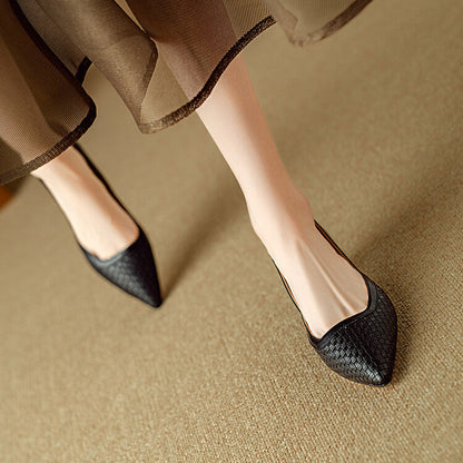 Kelra Genuine Leather Heels