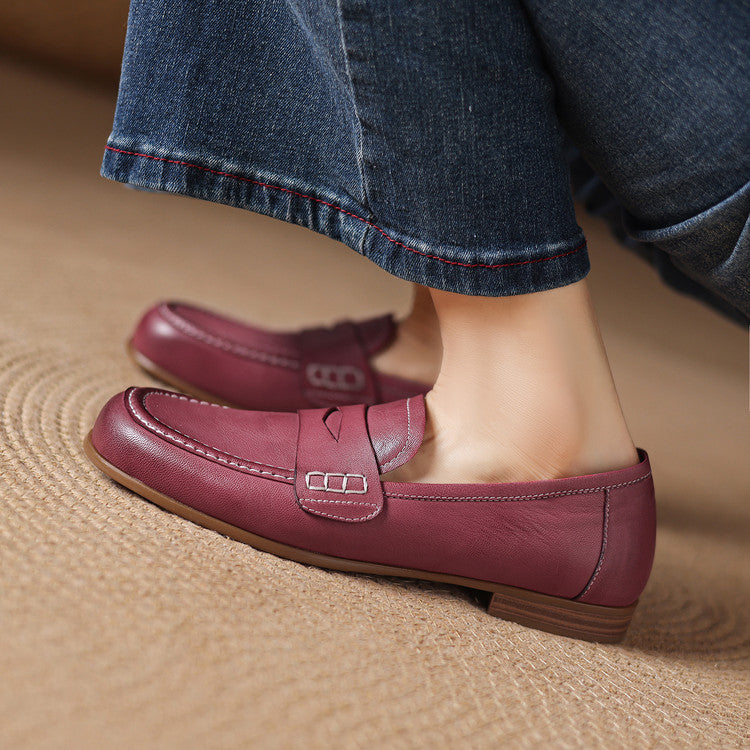 Galea Genuine Leather Loafers