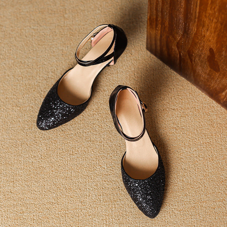 Milan Leather Heels
