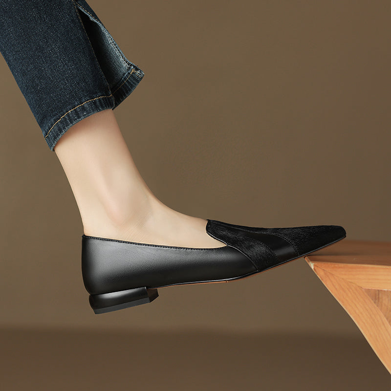 Kiara Genuine Leather Flats