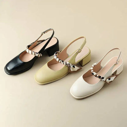 Dahlia Block Heels