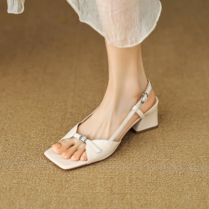 Capris Genuine Leather Sandals